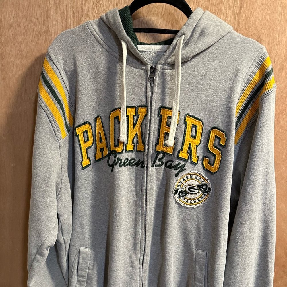 Embroidered Green Bay Packers hoodie, Mens size Large, G-III Sports